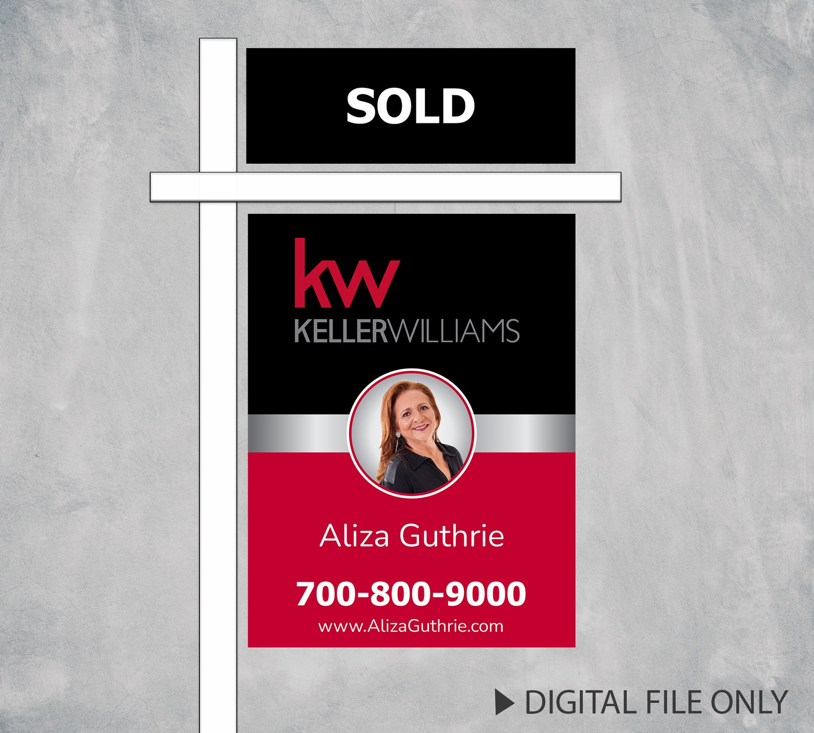 Keller Williams Yard Sign Design Open House Yard Sign. With 4 Etsy