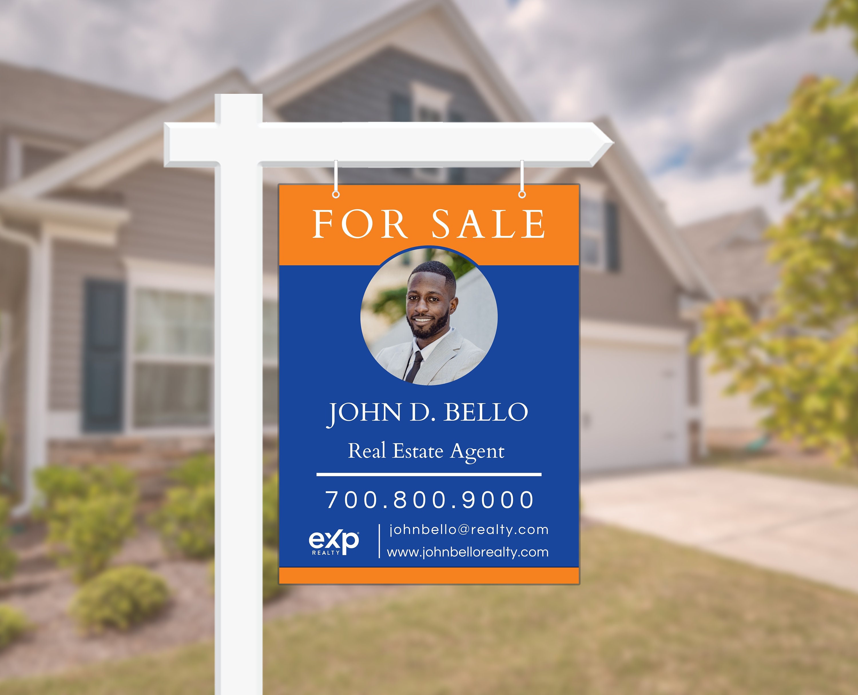 Real Estate Yard Signs, EXP Realty Sign, Yard Sign Design, for Sale Sign, Digital Template