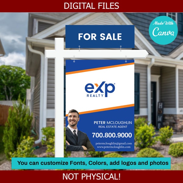 Realtor exp yard signs Etsy Nederland