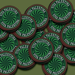 15 pack Viva Palestina mini vinylstickers, Beëindig de bezetting, Vrij Palestina Ik sta achter Palestina, Watermeloen, Stop Imperialisme, Handala
