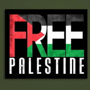 Palestina-stickers, gratis Palestina-stickers, Palestijnse vlagstickers, einde bezetting, ik sta achter Palestina, vrijheid voor Palestina