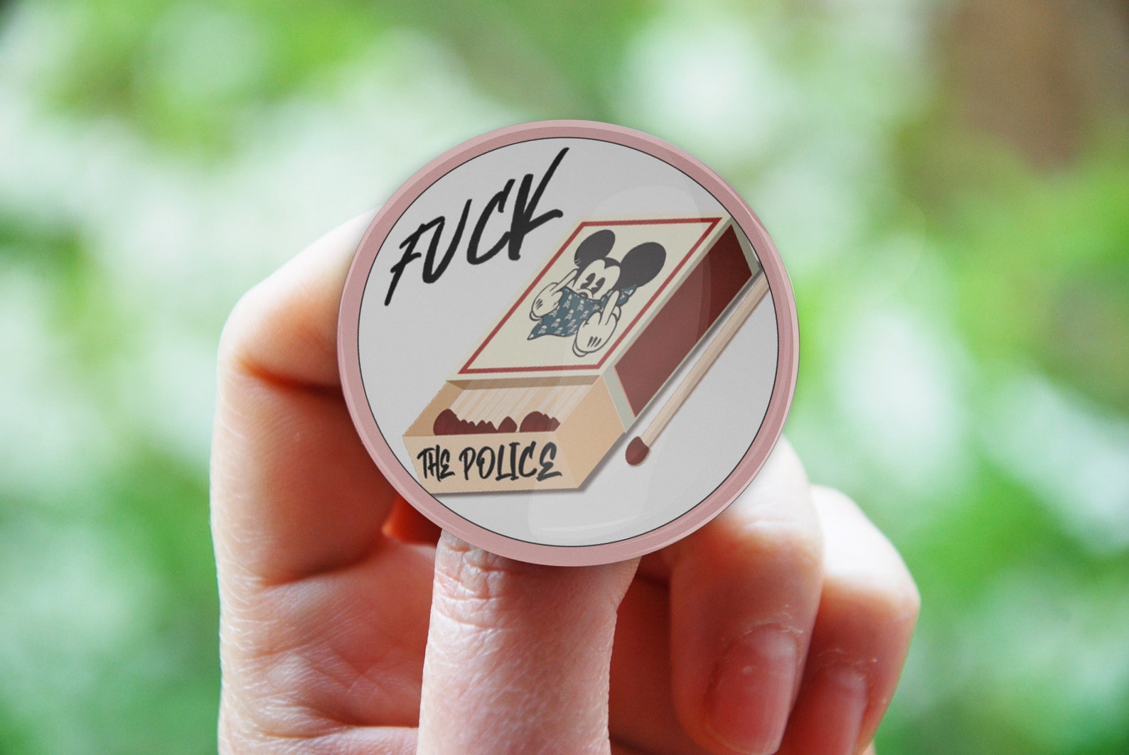 オンライン卸し売り SUPREME FTP Pin Pins FUCK THA POLICE - アクセサリー