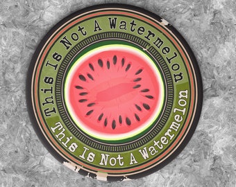 Dies ist keine Wassermelonen-Abzeichen, Free Palestine-Pin-Abzeichen, Flaggen-Button-Abzeichen, Palästina-Abzeichen, ich stehe mit Palästina, Palästina-Pins