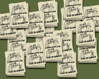 Workers Unite Mini Stickers: Anarchy, Activism, Revolt (20 pc)