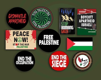 Pack 10 Free Palestine stickers, Free Palestine Sticker Bundle, Free Palestine, End The Occupation, Stop Bombing Gaza, Dismantle Apartheid