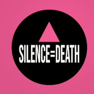 Stille = Tod, Aufkleber, AIDS ART und ACTIVISMUS, Durable, Wetterfeste Vinyl-Aufkleber, Queer-Aufkleber, Lgbt, Gay, Aids Action Now