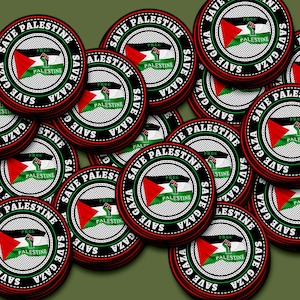 15 pack Save Palestine Save Gaza mini vinylstickers, Free Palestine, Free Gaza, Middle East Politics, Stop met het bombarderen van Gaza, Beëindig de bezetting