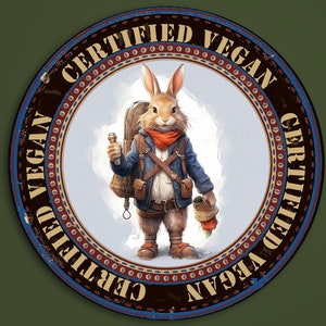 Autocollant végétalien certifié, autocollant Go vegan, autocollant Veagan, autocollant Love animals, Friends not food, zone sans viande, meurtre de viande, pouvoir végétalien !