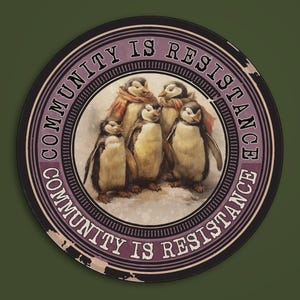 Adesivi &quot;La comunità è resistenza&quot;, Quando l&#39;ingiustizia diventa legge, la ribellione diventa dovere, Anarchico punk, Rispetta l&#39;esistenza o aspettati resistenza
