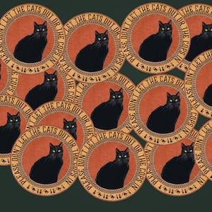 15 pack Acab ministicker, Laat de katten niet naar buiten of de politie in STICKERS, 1312, FCK CPS, Politiestaat, Alle agenten zijn poppen, Protest, punk