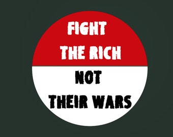 Adesivo in vinile Fight the Rich: Punk Anarchico resistente alle intemperie