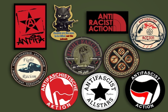 Anti-Fascist Sticker Bundle: Political Punk Vinyl Decals