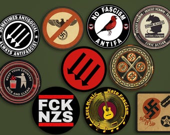 Antifascist Sticker Bundle: Political, Leftist, Punk Stickers