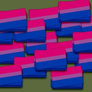 Lot de 15 mini autocollants drapeau de la fierté bisexuelle, autocollants bisexuels, arc-en-ciel, LGBTQAA, LGBTQ+, sticker voiture fierté bisexuelle, fierté, amour, fierté, homosexuel