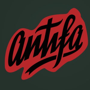 Adesivi Antifa, Antifascista, Distruggi il nazismo, antinazista, antirazzista, di sinistra, anarchici, Azione antirazzista (ARA), Azione rossa antifa, punk