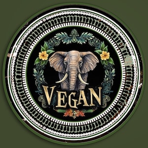 Autocollant en vinyle végétalien, autocollant végétalien, Herbivore, Mangez des plantes et personne ne se blesse ! Stop à l'esclavage des animaux ! La cruauté n'est pas divertissement, libération