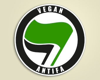 Vegan antifa stickers, Animal Liberation Front division antifa, Vegan hooligans, Animal Rights, Anarcho-Vegan, ALF Animal Liberation Front