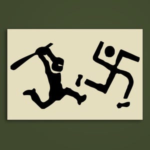 Anti-nazistickers, Antifascistische actie, Antifa, Run nazi-run!, Tegen racisme, Geen platform voor fascisten, Houd je land mooi en schoon