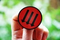 Antifa Badge, Always antifascist, Iron Front, Three Arrows , Antifascist, Anti-racist, R.A.S.H., Anti-Fascist, Anti-authoritarianism, Pin product logo