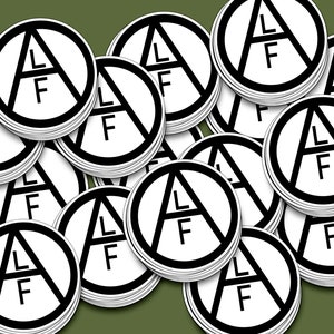 15 Pack Mini Pegatinas del Frente de Liberación Animal (ALF), Defender a los animales, Activismo por los derechos de los animales, vegano, Detener las pruebas con animales, Liberar a los animales
