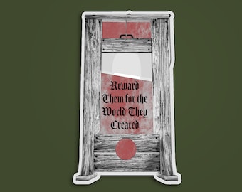 Reward Them Sticker: Class War, Anarchy, Punk