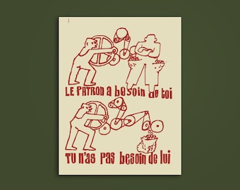 Revolution Sticker: Workers Unite, Anarchy Activism