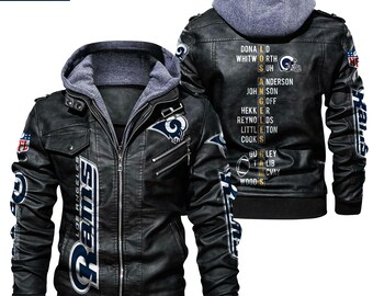 la rams leather jacket