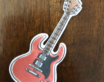 Electric Guitar Sticker