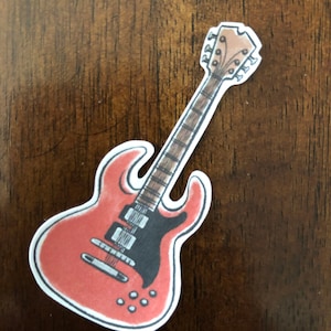 Elektrische Gitaar Sticker