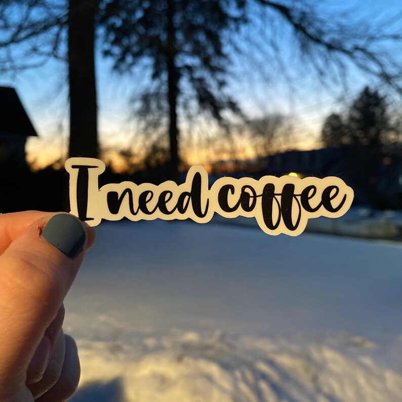 cute coffee waterproof sticker and decals for laptop and water bottles Coffee Stickers Pack I love coffee pack