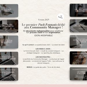 ¡Esenciales para Community Manager! (Pack de 10 documentos + 2 bonos para mejorar tu proceso organizacional y de clientes.)
