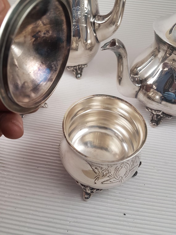 アンティーク雑貨 4 piece vintage Silver plated tea &cofee Vintage 4-piece Silver-plated Coffee Tea Service - Etsy Canada