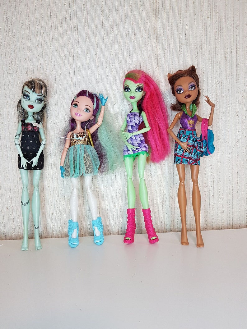 Original Monster High Dolls Dressed Collectible B&W Frankie Etsy
