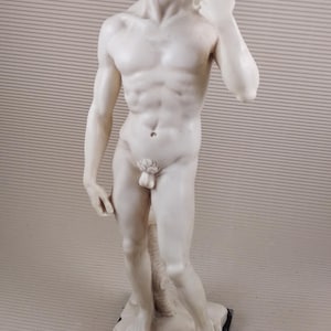 David Di Michelangelo Firenze Statua in marmo con base in marmo Arte Made in Italy Scultura Opera