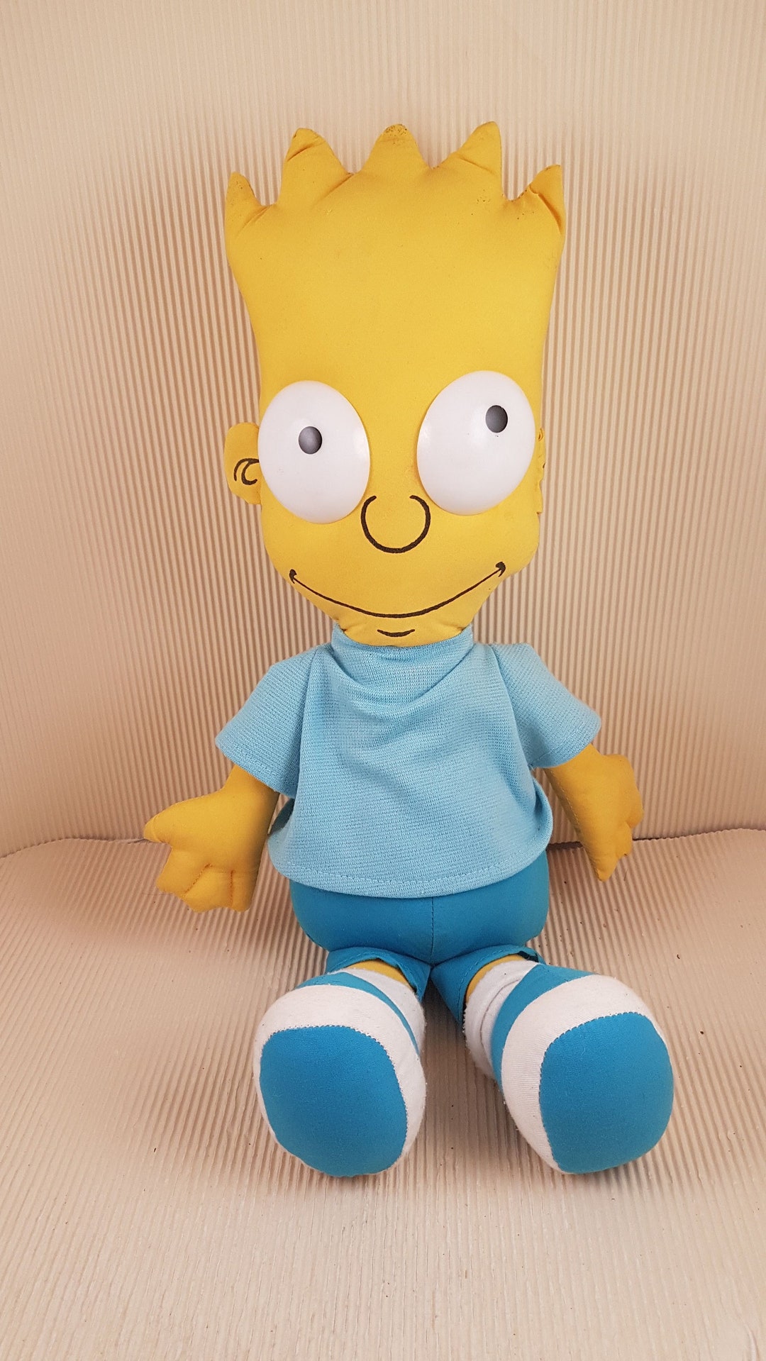 Vintage Bart Simpson Doll Plush the Simpsons Etsy