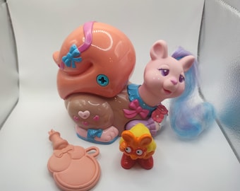 Ardilla vintage Tonka de Keypers - Colección de juguetes retro de los años 80 con ardillas con volantes