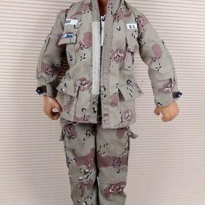 Vintage action man soldier doll  hasbro 1992s dressed