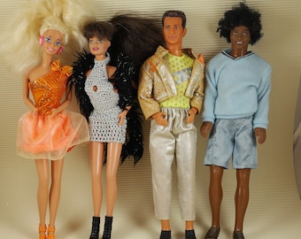 Vintage old stylish dolls Barbie Ken,choose one doll