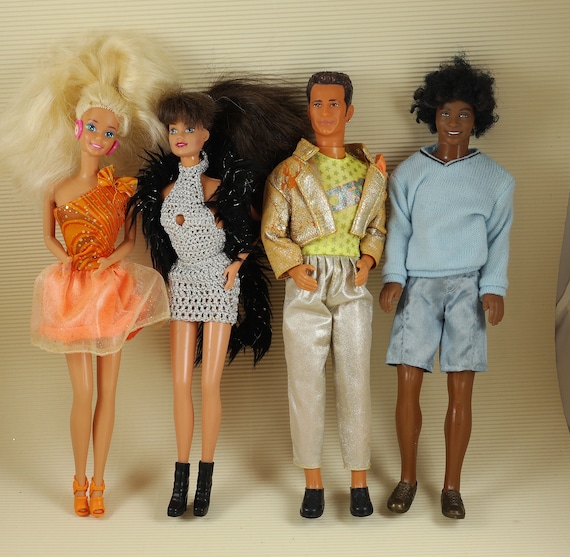 Vintage stijlvolle poppen Barbie Ken kies pop - Etsy