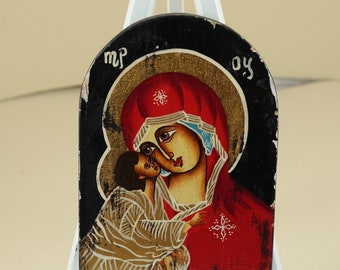 Russian Orthodox Icon - Blessed Virgin Mary and Child