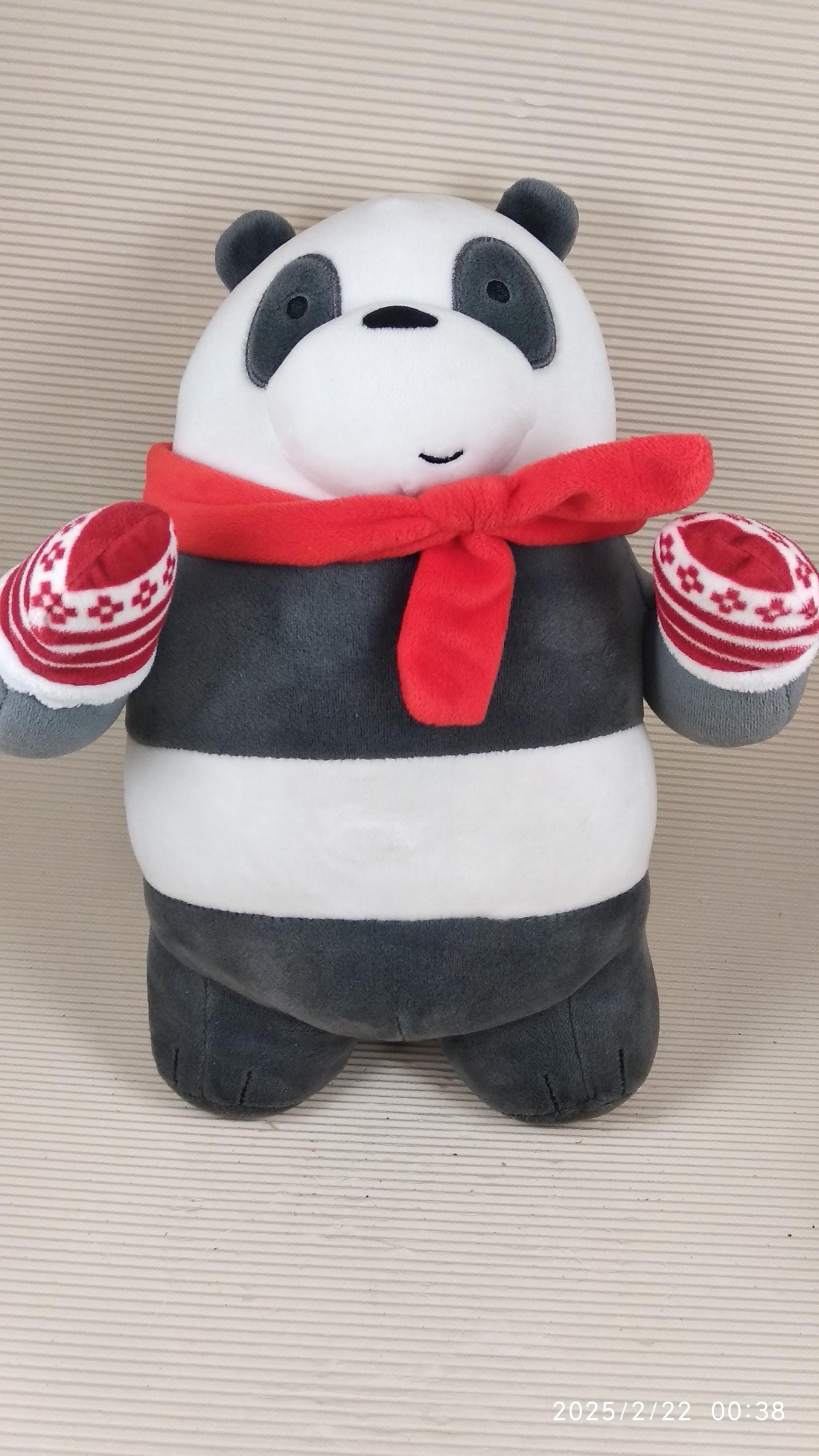 Miniso Bear Christmas ICE BEAR PANDA Plush Stuffed Toys Dolls Kid