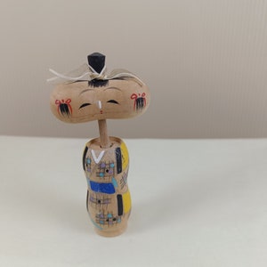 Vintage Kokeshi traditional japan big Doll