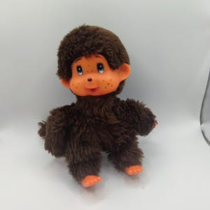 Vintage Sekiguchi Bebichhichi Monchhichi Doll: Little Monkey Girl