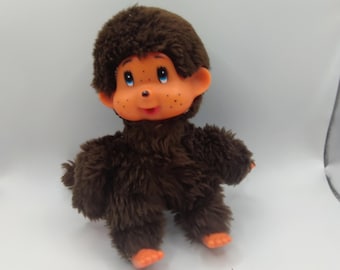 Vintage Sekiguchi Bebichhichi Monchhichi Doll: Little Monkey Girl
