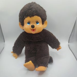 Vintage Sekiguchi Bebichhichi Monchhichi Doll: Little Monkey Girl
