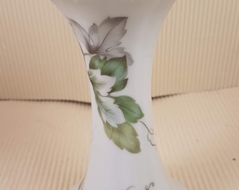 Porcelain germany candlestick floral motives royal porcelain