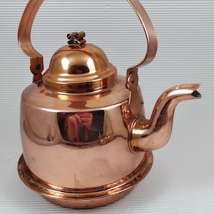 Vintage copper kettle small potery height-20cm