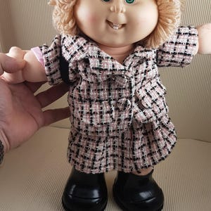 Vintage Cabbage Patch Doll HTF Hellblond Aufnäher HTF 1990 Xavier Teethy Rare