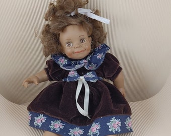Vintage D'anton Jos Character Doll: Hard Plastic, Brown Hair
