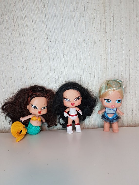 Original Bratz Babyz Dolls Dressed Jade Mermaid,jade Super Hero,cloe Glow  Magic,choose One Doll 